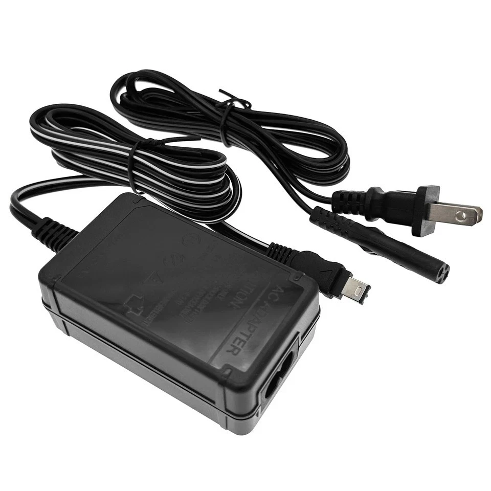 Adaptador de corriente alterna para cargador Sony Handycam DCR-TRV280 DCR-TRV285 TRV280E TRV285E Foto 3 de 4