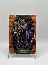 2021-22 Panini Select Concourse Kevin Durant #50 Orange Flash Prizm CDW