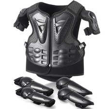 Youth Chest Protector Motocross Armor Kids Dirt Bike Gear Adjustable for Cycling