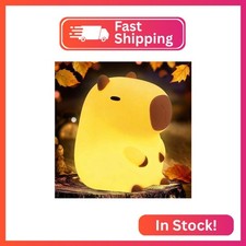 YR YRHH-PET Capybara Cute Night Light, Squishy Capybara Lamp Fun Gifts, Recharge