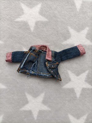 Bratz Cloe Doll Secret Date 2004 Pink Glitter Jeansjacke Mantel 