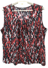 KASPER Womens Stretch Polyester Tank Top Plea...