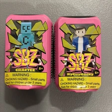 SBZ Screen Breakz Kids Toy Figure Lot Of 2 Craftee & Ryguyrocky Sealed NEW 561-2