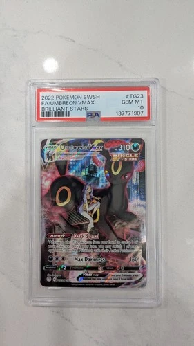 Umbreon VMax TG23/TG30 Ultra Rare PSA 10 TCG SWSH09 Brilliant Stars Trainer Gall