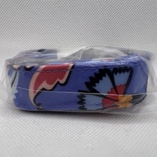 Vera Bradley Lighten Up Wide Lanyard Mural Garden ID Badge Holder NWT