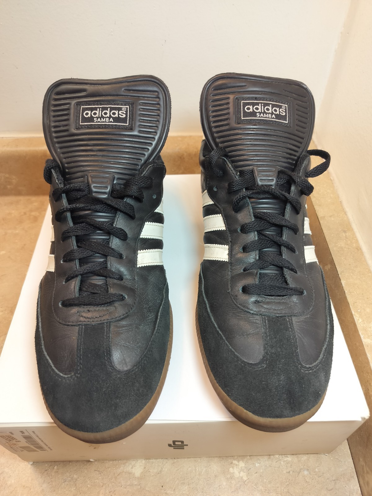 OG Rare Vintage 2000 Adidas Samba – Premium Leather – Mint – Size 12 image 4