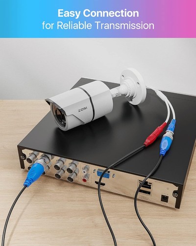 100ft(30M) All-in-One CCTV Video Power Cables,BNC Extension Security Wire Cor... - Picture 3 of 8