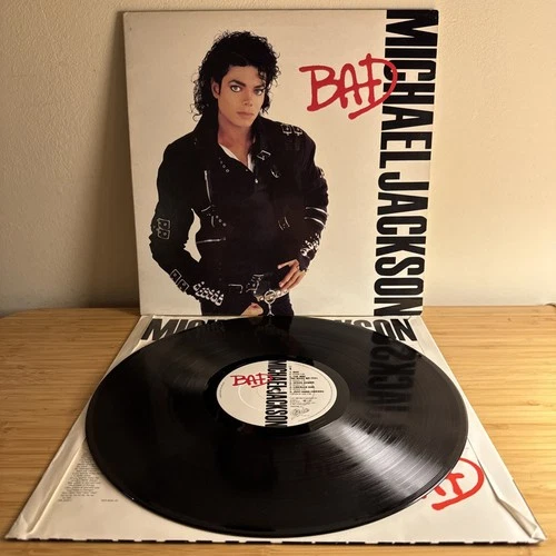 Michael Jackson - Bad - Epic 1987 UK 1st Press Vinyl LP - VG+