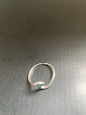 Sterling Silver Minimalist Wave Ring