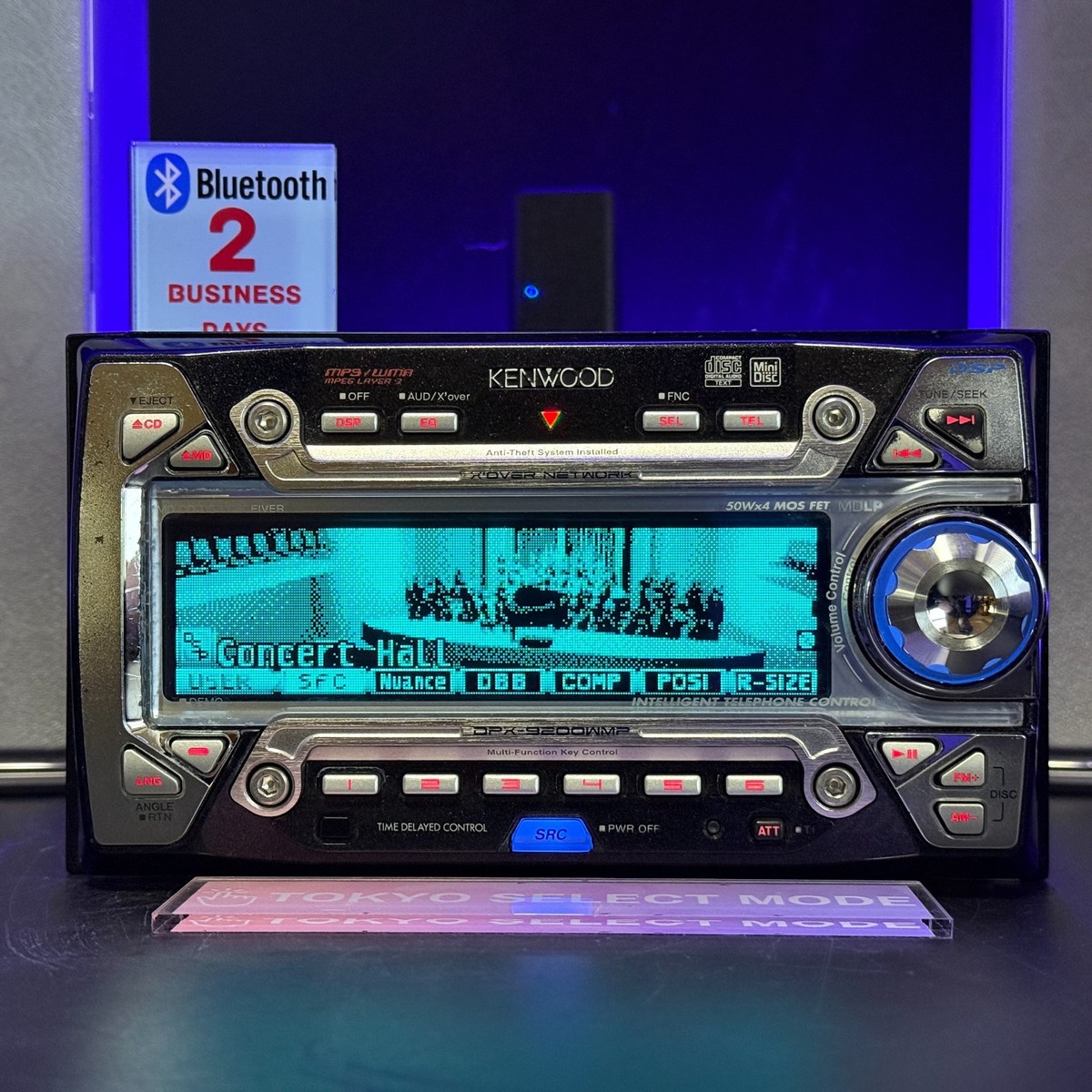 KENWOOD DPX-9200WMP CD MD FM/AM 動作確認済み Kenwood DPX-9200WMP 2DIN Car Audio CD MD Player Added Bluetooth