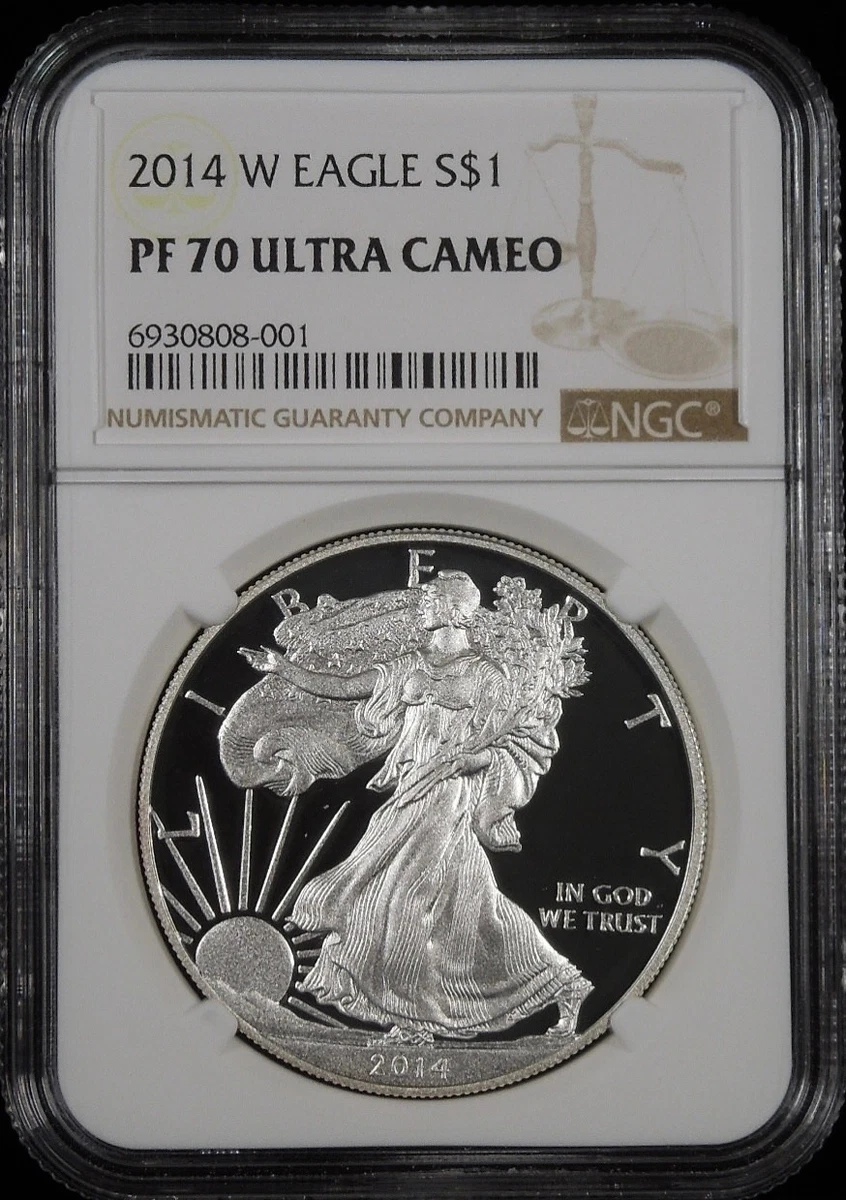 American Eagle PR 70 Graded 2014 Silver Bullion Coins for sale | eBay