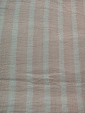 Pink White Stripe Cotton Bubble Double Gauze Muslin Swaddle Fabric BTHY 18"x56"