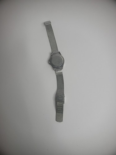 Skagen Denmark Wristwatch Watch Silver Tone Womens 63SGS Silver Mesh Band Date - Picture 9 of 10