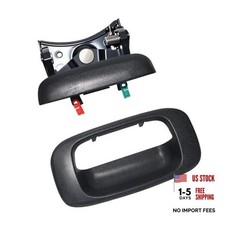 Tailgate Handle and Bezel Trim for Chevy Silverado GMC Sierra 1500 HD 2500