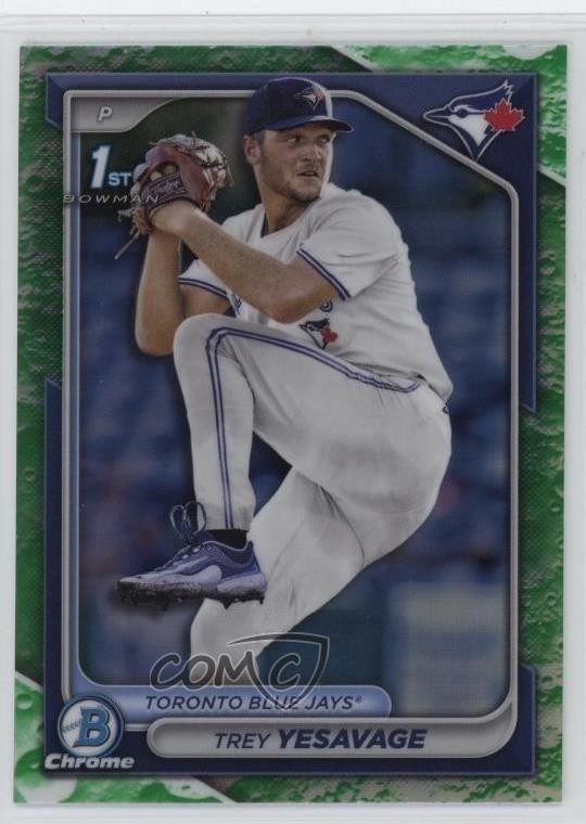 2024 Bowman Draft Chrome Lunar Glow Refractor Trey Yesavage #BDC-92