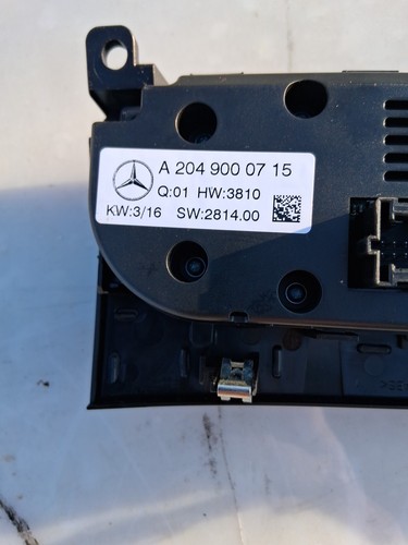 Mercedes-Benz CLS C218 X218 2015 Climate control unit module A2049000715 - Picture 6 of 7