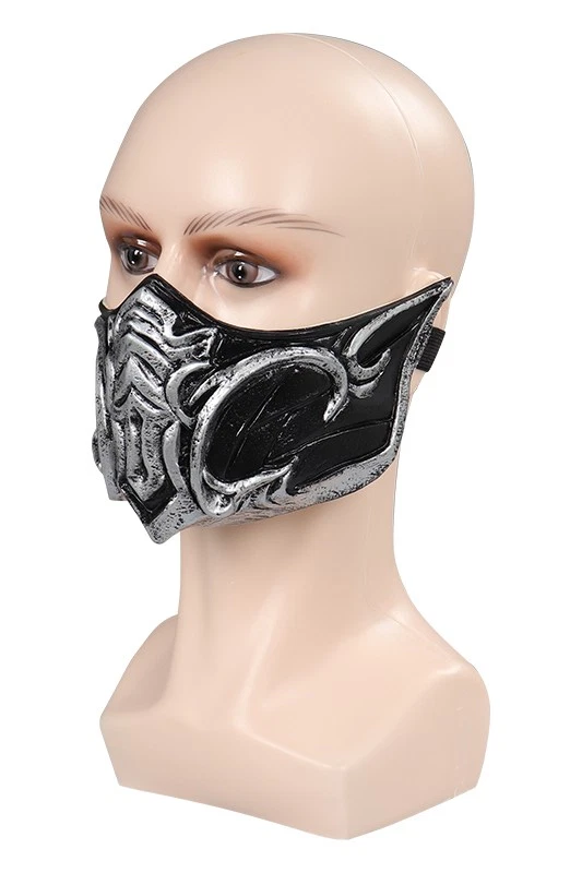 Sub-Zero Blue Outfit Mask Cosplay Costume Men's Halloween Carnival Party Suit - Image 3 of 4