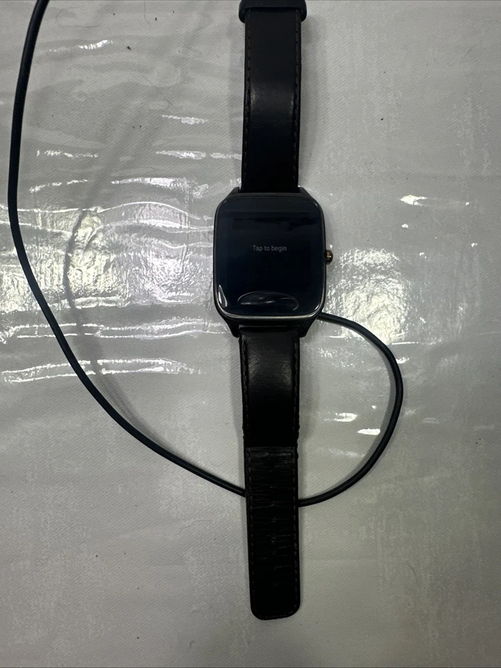 ASUS ZenWatch 2 WI501Q 45mm Smartwatch Stainless Steel Case, Brown Band, 4GB - Image 3 of 4