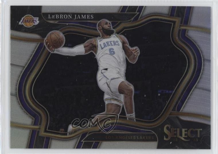 2022-23 Panini Select Courtside Silver Prizm LeBron James #226 9m2