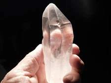 LONG! LEMURIAN Quartz Crystal 100% Natural Brazil 272gr