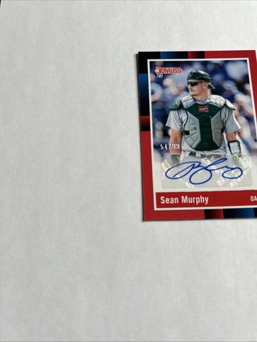 SEAN MURPHY 2022 Donruss Red Retro '88 Signatures SP #54/99 Autograph #R88S-SM. - Picture 8 of 11