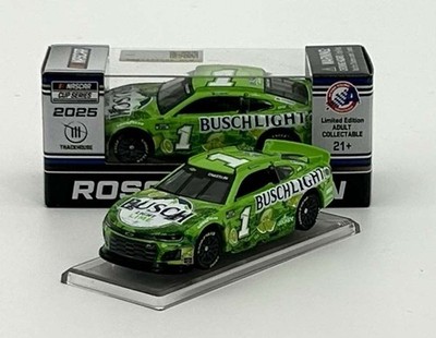 NASCAR 2025 ROSS CHASTAIN #1 LIME BUSCH LIGHT 1/64 DIECAST
