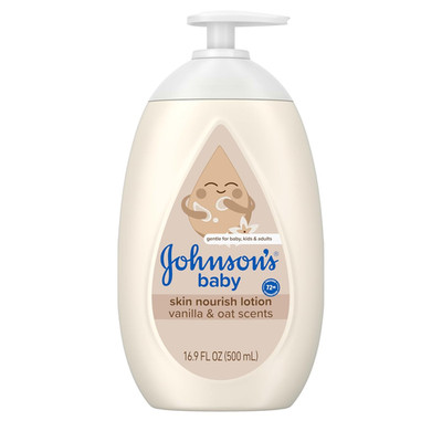 Johnson'S Skin Nourishing Baby Lotion, Vanilla & Oat Scents, Hypoallergenic Baby