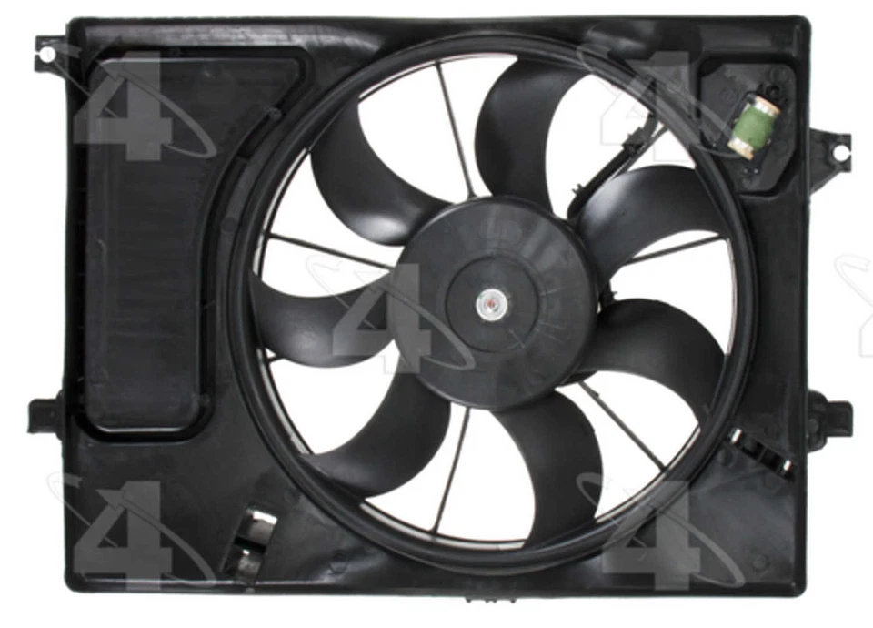 Conjunto de ventilador de refrigeración del motor para Kia Forte Forte 2014, Forte Koup, Forte5 Four SE Foto 2 de 3