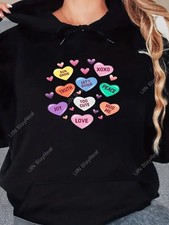 Colorful Heart  Love Letter Hoodie