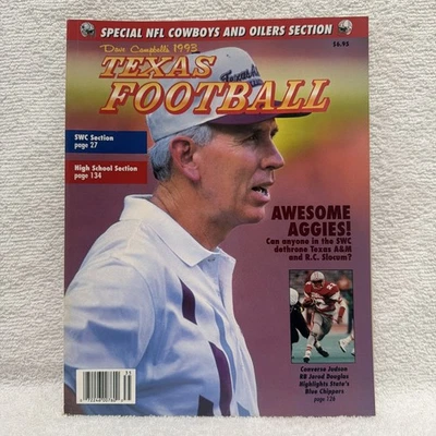 Dave Campbell's Texas Football Magazine 1993 Texas A&M Aggies RC Slocum Oilers - Image 1 of 4
