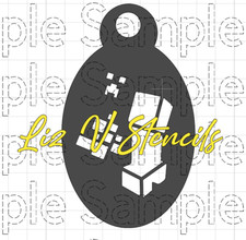 Minecraft Creeper Cheekart - Face Painting STENCIL