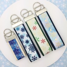 Christmas Snowflake Keychain