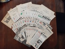 Vintage Hammond Chord Organ Comments Magazine - 47 Issues 5 Sheet Music Books