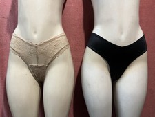 Lot of 2 Victoria's Secret High-Leg Cheeky Panty Size Medium New With Tags