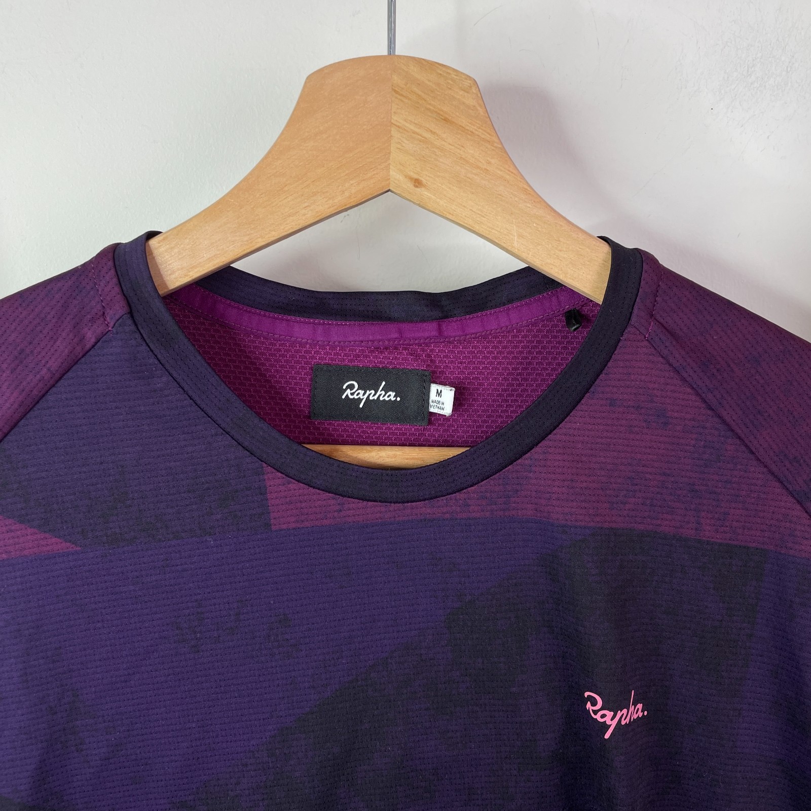 Rapha Technical Shirt Men Medium Purple Geometric… - image 4