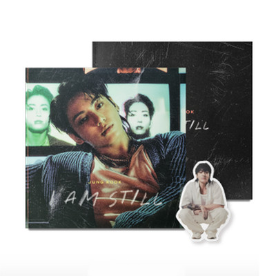 BTS JUNG KOOK I AM STILL Official Movie Program Book Korean Ver SET Case Sticker