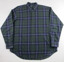 Ralph Lauren Shirt Mens Large Plaid Blake Button Down Classic Pocket Dress Shirt