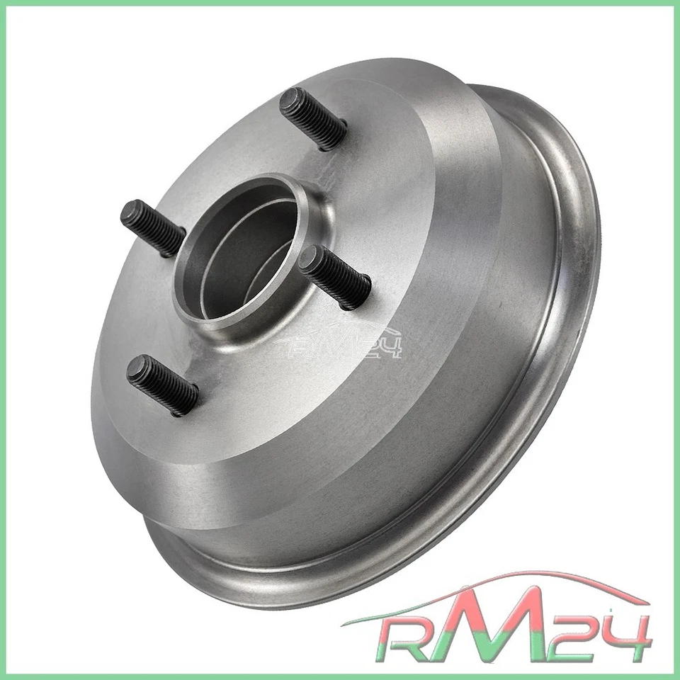 2X TAMBURO FRENO POSTERIORE PER FORD FIESTA 3 III GFJ 4 IV JA JB 89-02 - Immagine 2 di 4