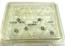 5 CIRCLE Wendeplatten zum Drehen CDCG 505L CM1 Neu H38593