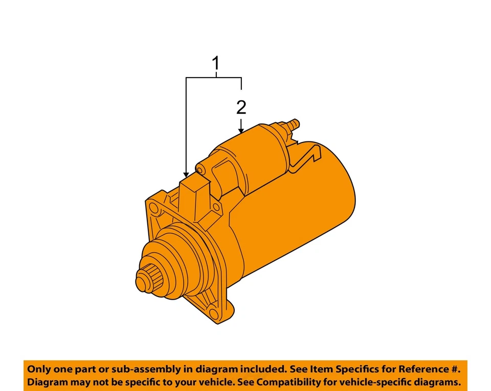 Used Starter Motor fits: 2011 Acura Mdx 3.7 Grade A Foto 3 de 4