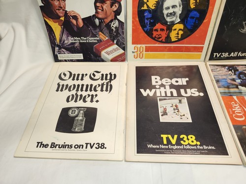 NHL 1970's 80's Boston Bruins Team Yearbook Magazine Program Orr Esposito Lot - Picture 11 of 21