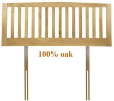 Oak Headboard 6ft Super king 100% Genuine Solid Bedhead End.Oak Wood Wooden