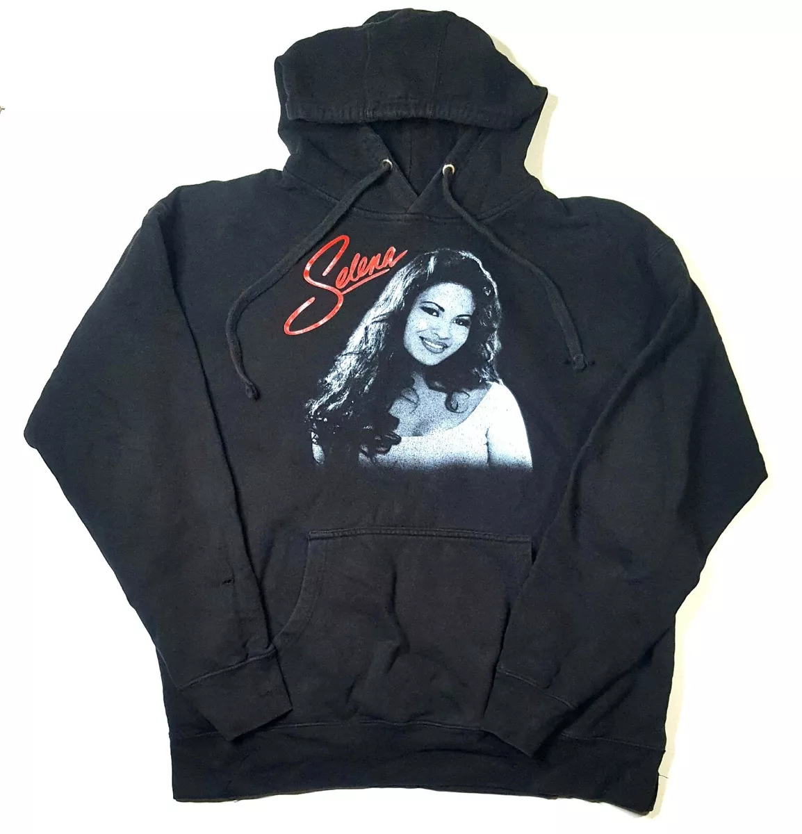 Vintage Selena Quintanilla Black Hoodie Mens Size XL On A Ten Tag