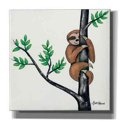 Epic Graffiti 'Slo-Mo Fun I' by Britt Hallowell, Giclee Canvas Wall Art