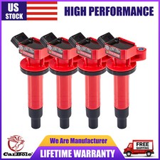 4pcs High Performance Ignition Coil For Toyota Celica 2000-2005 1.8l L4 Uf247