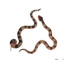 Realistic Fake Snakes Toy, 2 pcs Soft Rubber Fake snakes Garden Snake Props