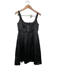 VOOM by JOY HAN VINTAGE Women's Tuxedo Dress Medium A Line Rhinestones Black