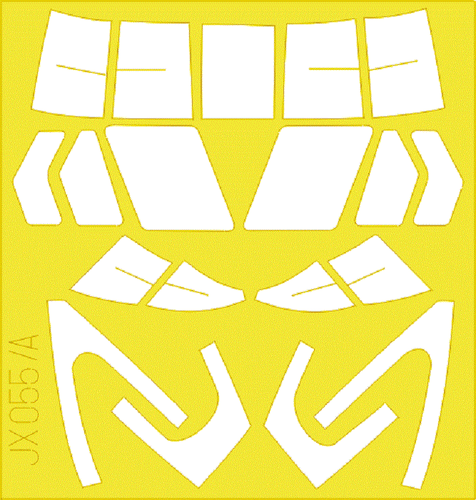 Eduard Mask 1/35 CH-47A Chinook Mask for Trumpeter  JX 055 - Picture 1 of 2