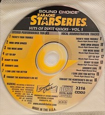 SC2216 DIXIE CHICKS   HITS     SOUND CHOICE KARAOKE  CDG RARE LOT SC