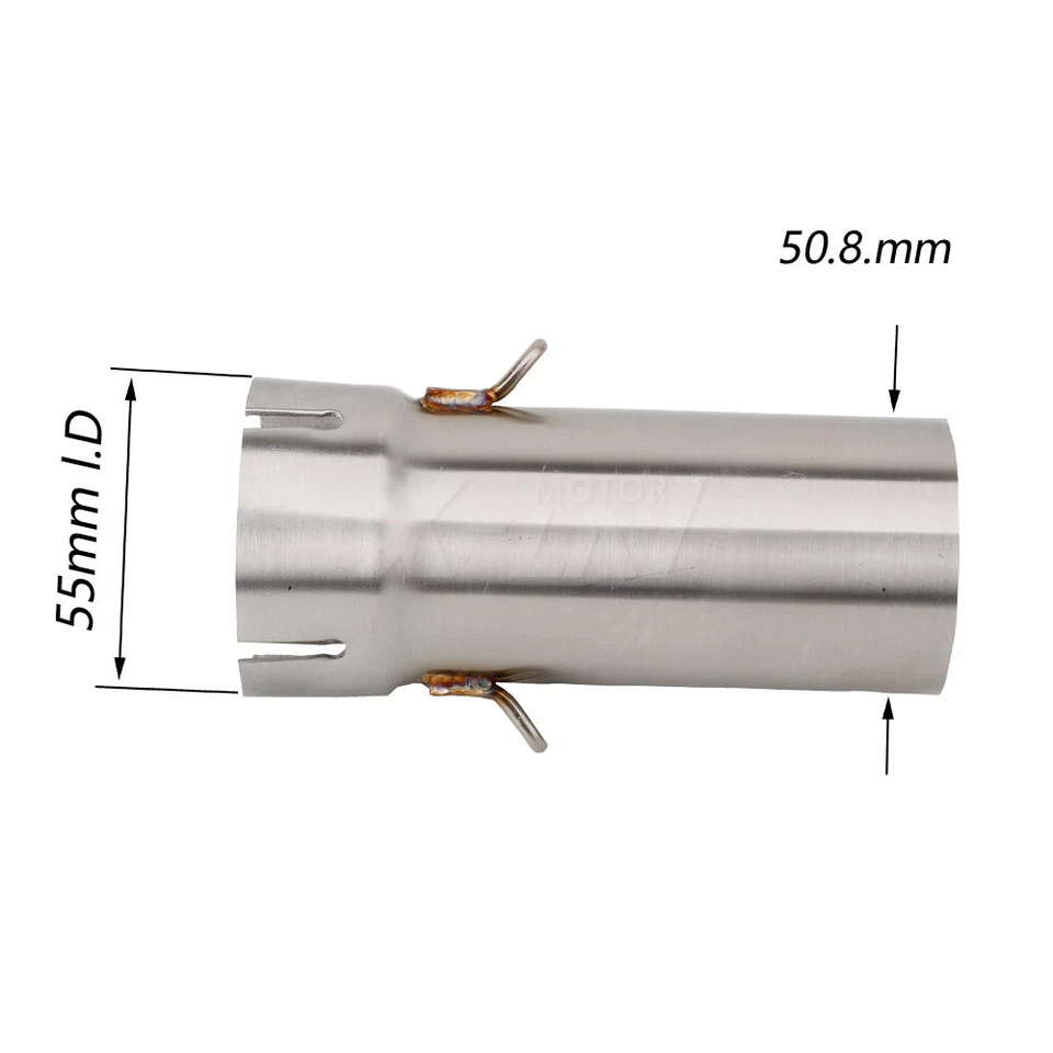 Silenciador de escape tubo de enlace medio para moto Ducati Multistrada 1200 S 2015-2017 Foto 2 de 4